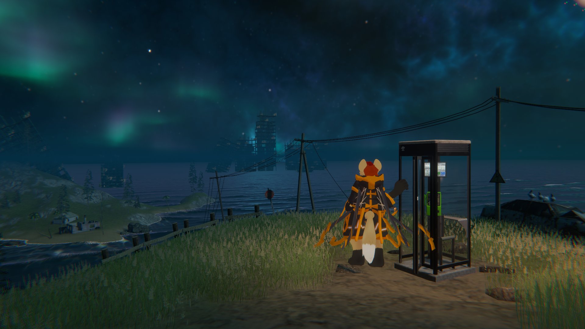 綺麗なワールドでした

終末の天文台 ⁄ Abandoned Observatory
https://vrchat.com/home/world/wrld_bc8c7cfa-3ac9-4080-a76b-b0ab2591f073/info