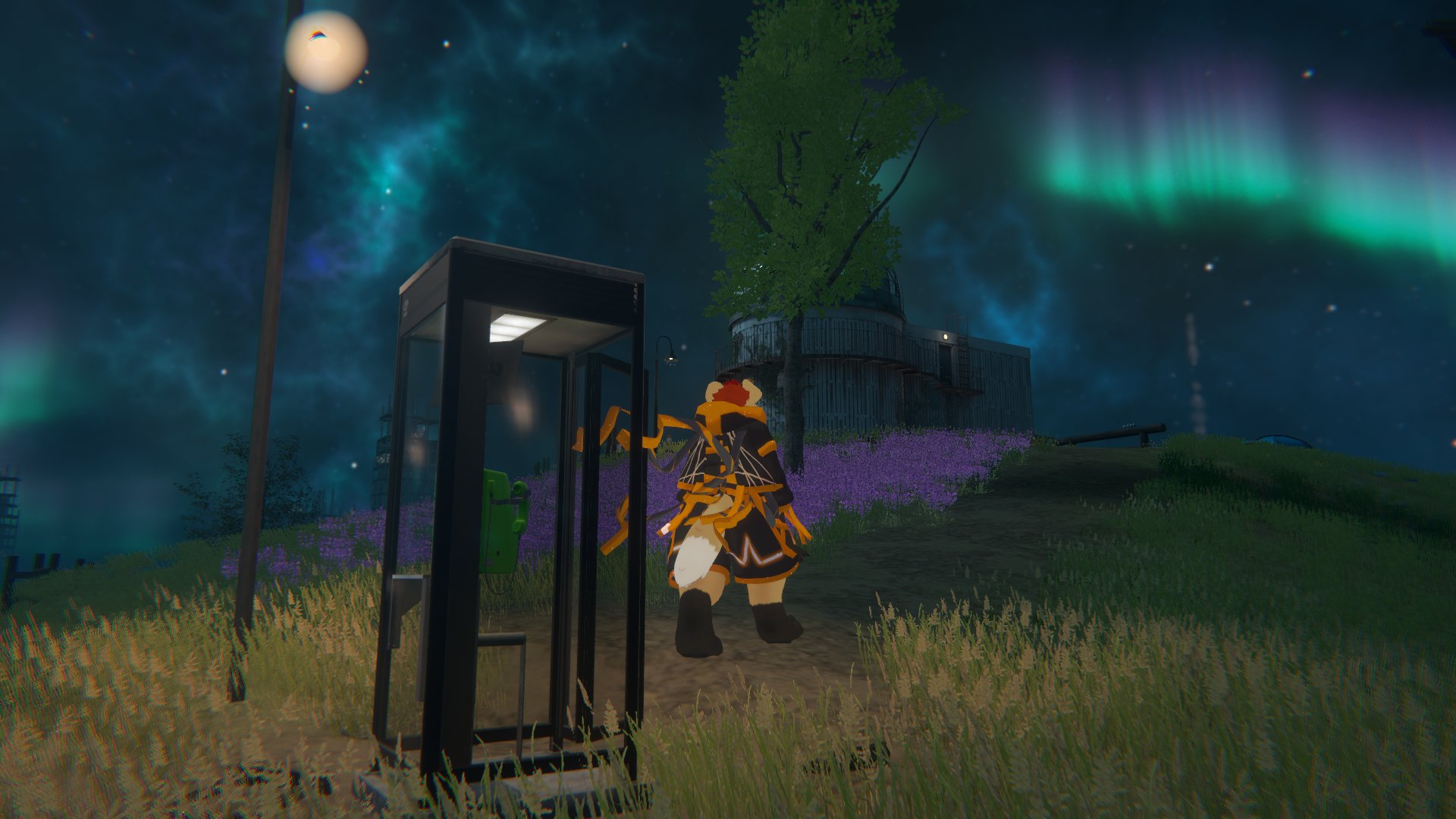 綺麗なワールドでした

終末の天文台 ⁄ Abandoned Observatory
https://vrchat.com/home/world/wrld_bc8c7cfa-3ac9-4080-a76b-b0ab2591f073/info